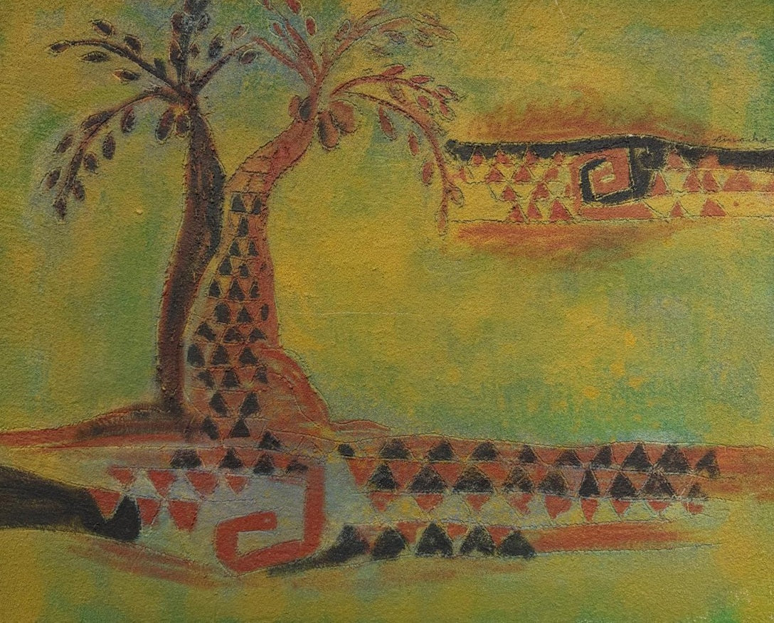 Rosendo Pinacho "Palmeras en la isla"