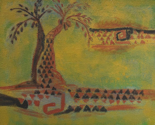 Rosendo Pinacho "Palmeras en la isla"