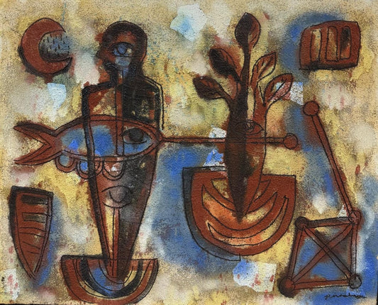 Rosendo Pinacho "Amanecer con luna"